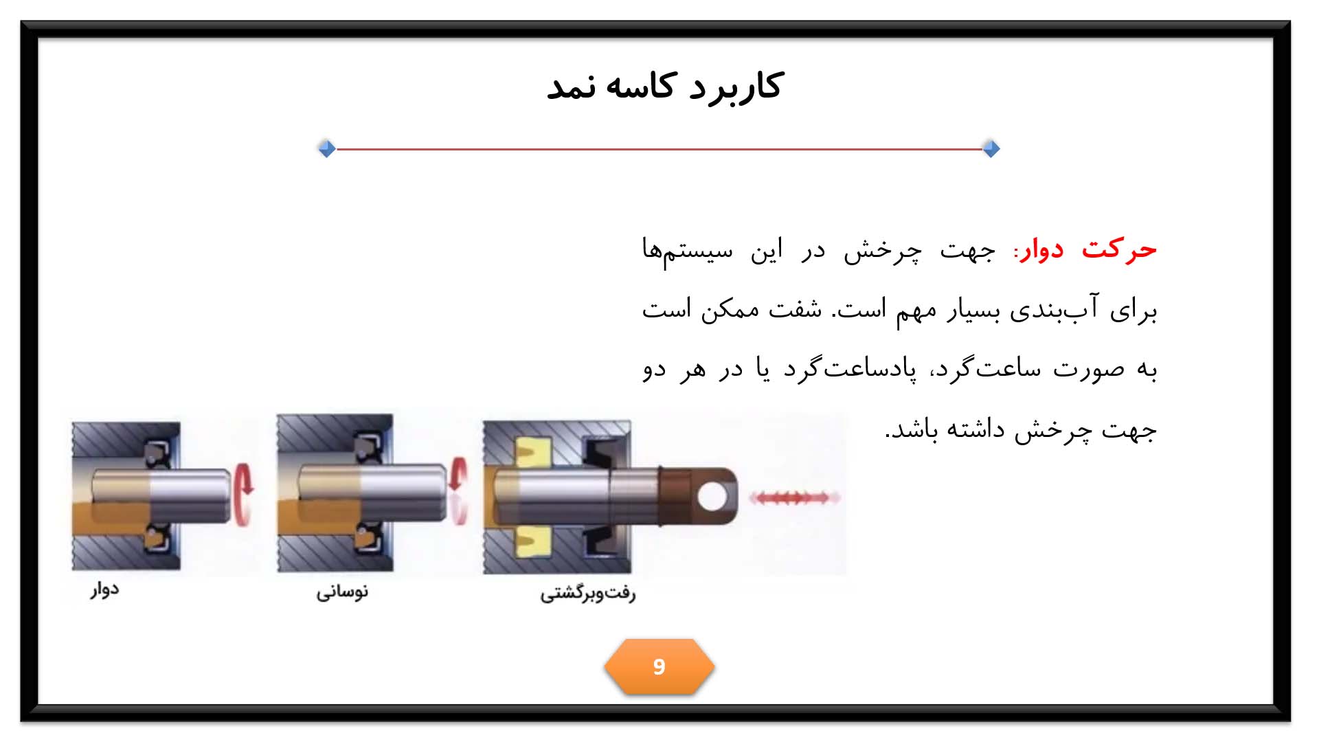 پاورپوینت در مورد کاسه نمد 